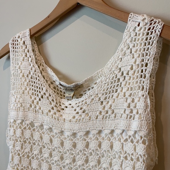 NWT Forever 21 brand cream crochet style dress - Picture 2 of 6